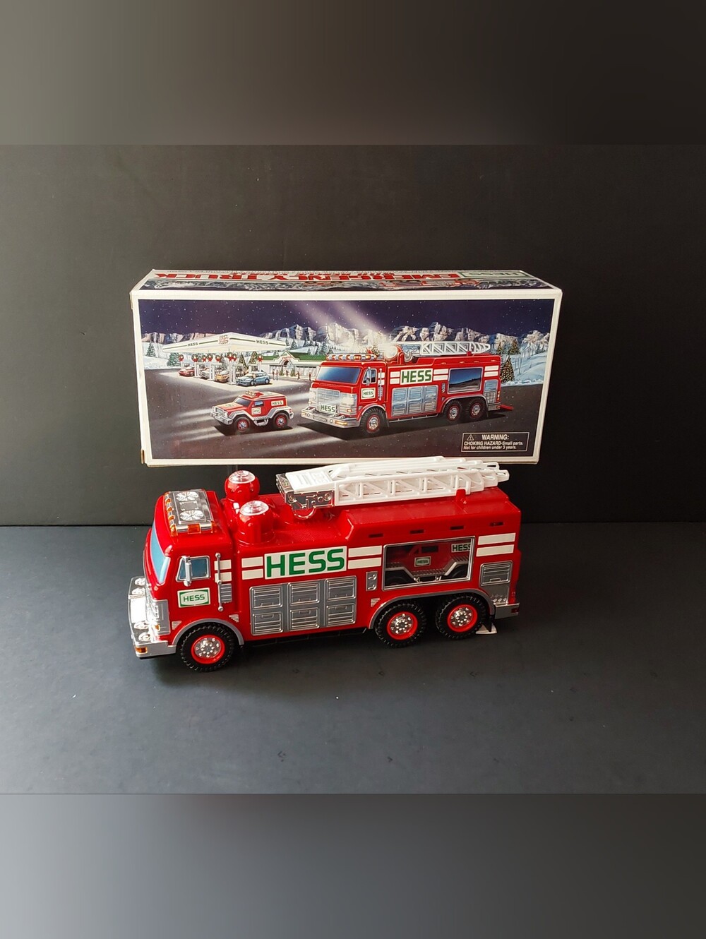 HESS Fire Truck Toy with Ladder - Kids Toy Vehicle